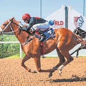 IN THE SADDLE: Racing rivalry between Greeff and Smith continues