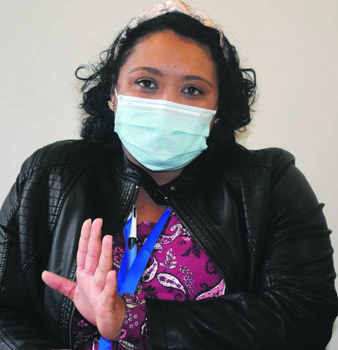 Senior dietician Megan Marais from Khayelitsha Hospital has survived the coronavirus.         Photo by Buziwe Nocuze