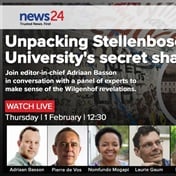 WEBINAR | News24 panel unpacks Stellenbosch University's secret shame at 12:30 this Thursday