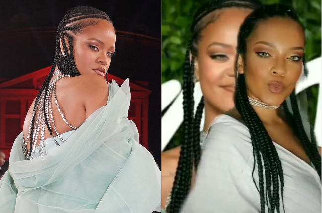 Rihanna and her doppelganger Priscila Beatrice (Photos: Getty Images/Gallo Images) 

