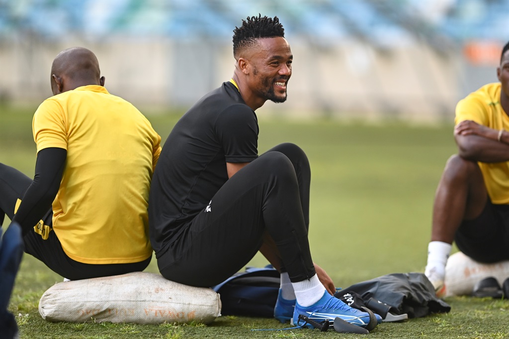 Veli Mothwa during the South Africa's team training session and press conference at Moses Mabhida Stadium on 17 November  2023 in Durban, South Africa. 