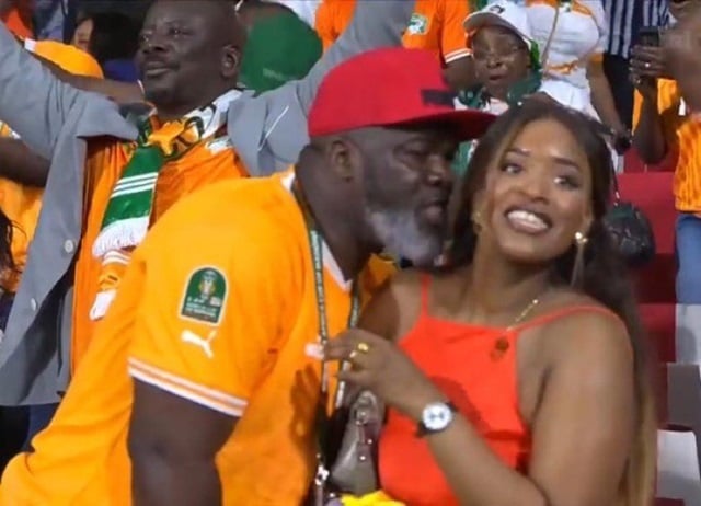 An Ivorian man went viral for asking a Senegalese fan for her number during the Round of 16 clash between the two nations.