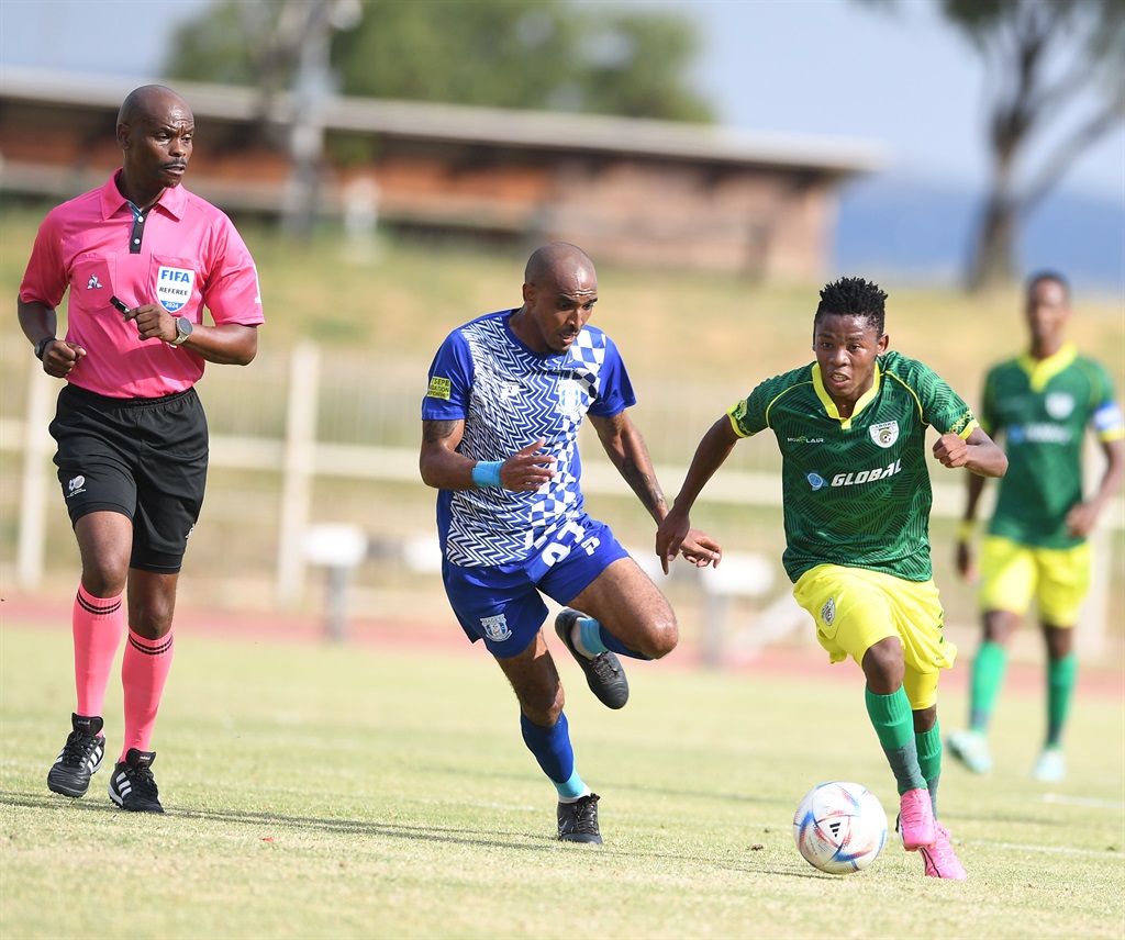 POLOKWANE, SOUTH AFRICA - MARCH 02: Kabelo Kgositsile of Baroka FC during the Motsepe Foundation Championship match between Magesi FC and Baroka FC at Old Peter Mokaba Stadium on March 02, 2024 in Polokwane, South Africa. (Photo by Philip Maeta/Gallo Images)