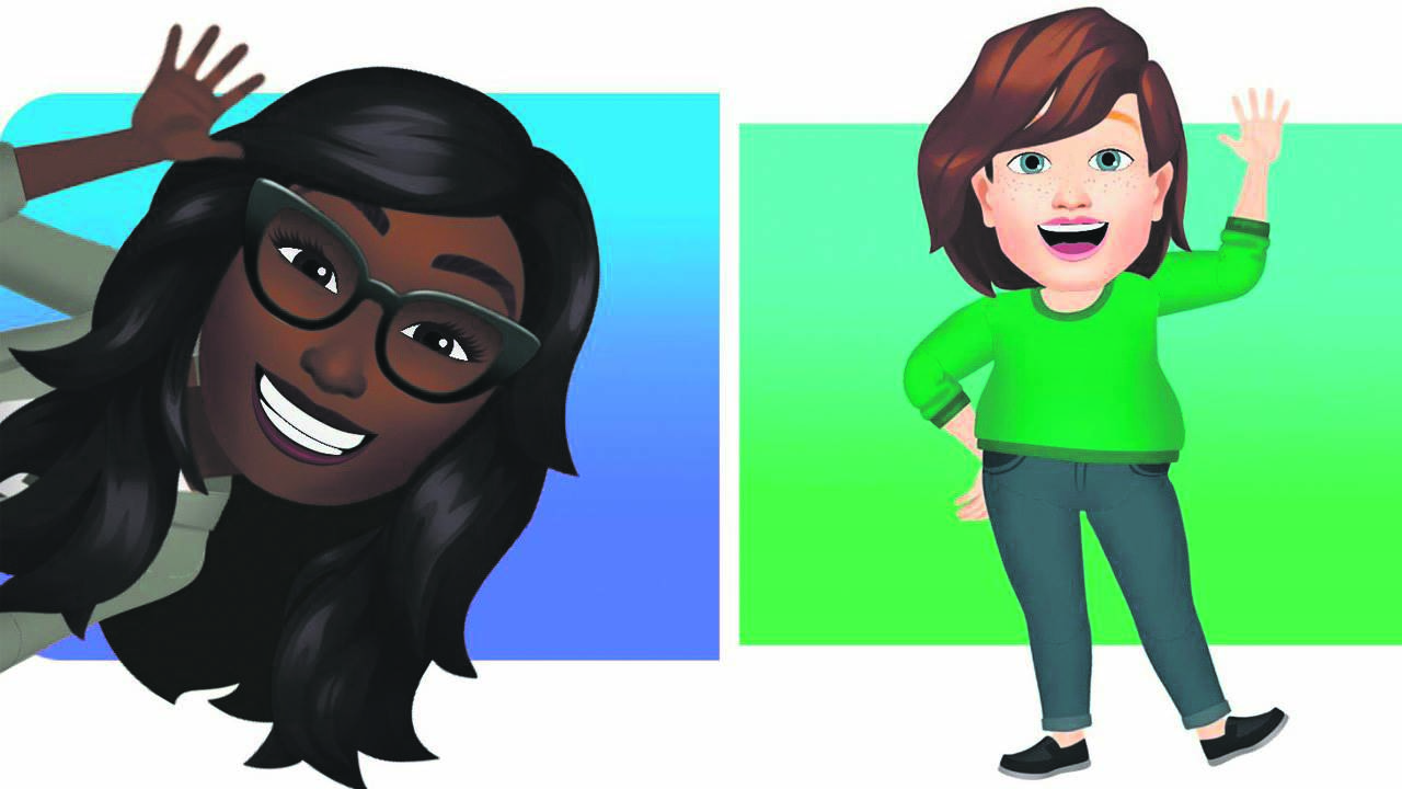 Facebook's new avatars. Picture: Supplied