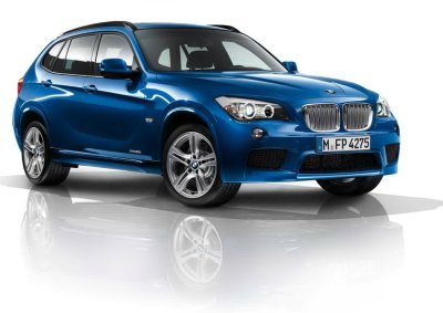 SUV ‘SLEEPER’: BMW’s new xDrive28i trimmed with the M sports package (this shade of blue is part of the new ‘M’ palette too).