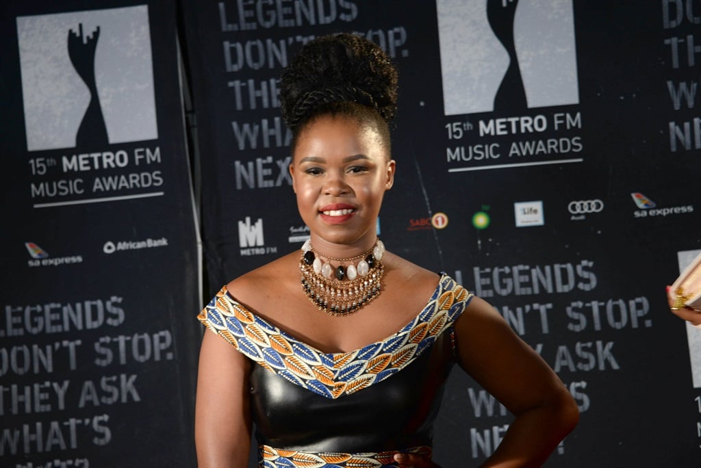 Zahara during the Metro Music Awards on 27 February 2016, in Durban, South Africa. 