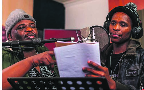 Rappers Zakwe and Duncan are working on an album together.                       Photo from Twitter