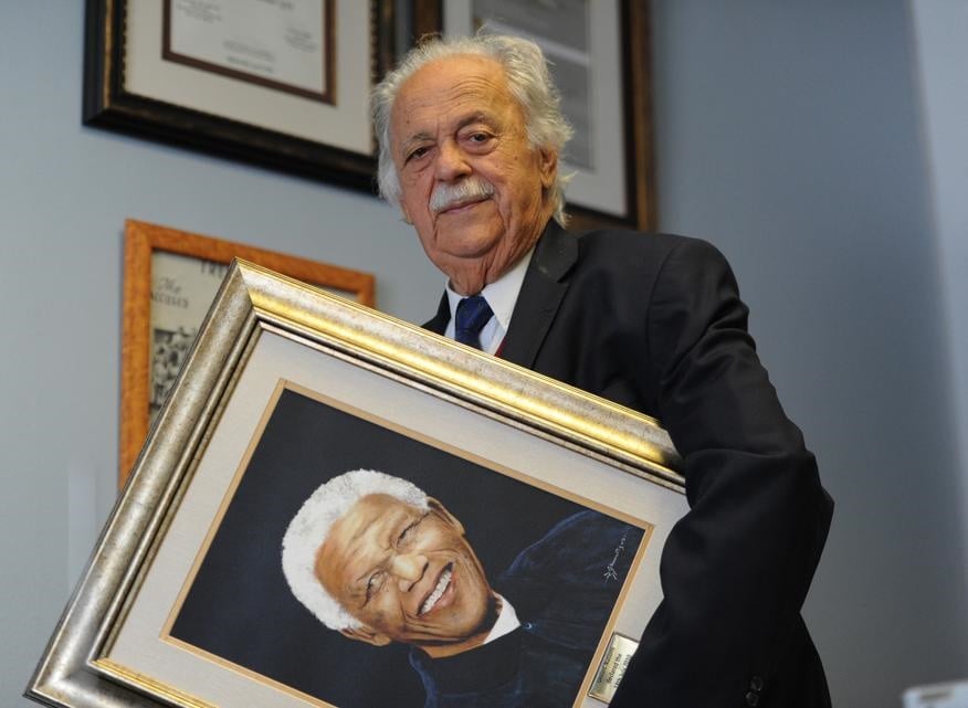 George Bizos was a prominent human rights lawyer who campaigned against apartheid in South Africa, most notably during the Rivonia Trial.