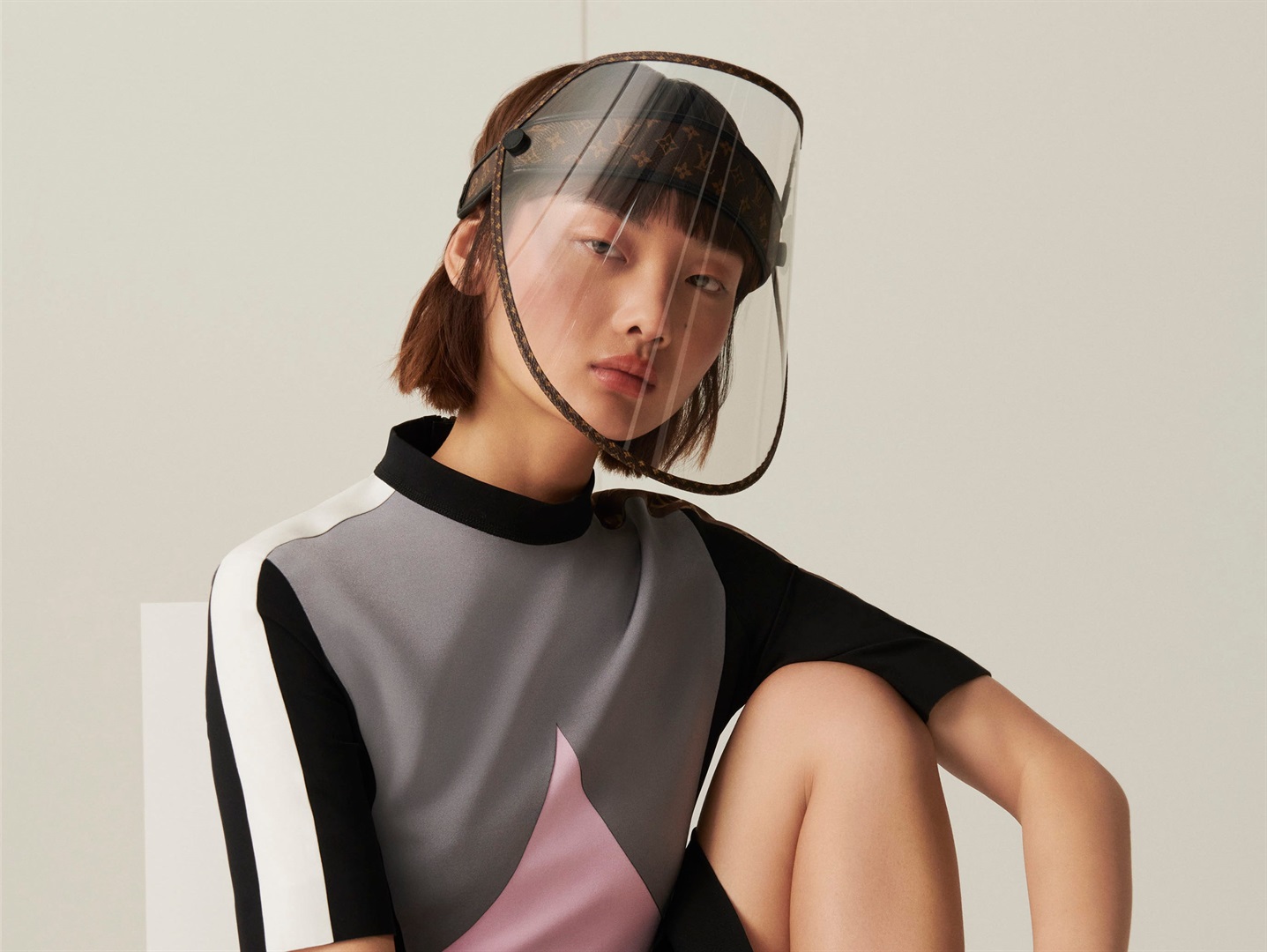 Louis Vuitton just unveiled a luxury face shield, at a reported R16,000 each