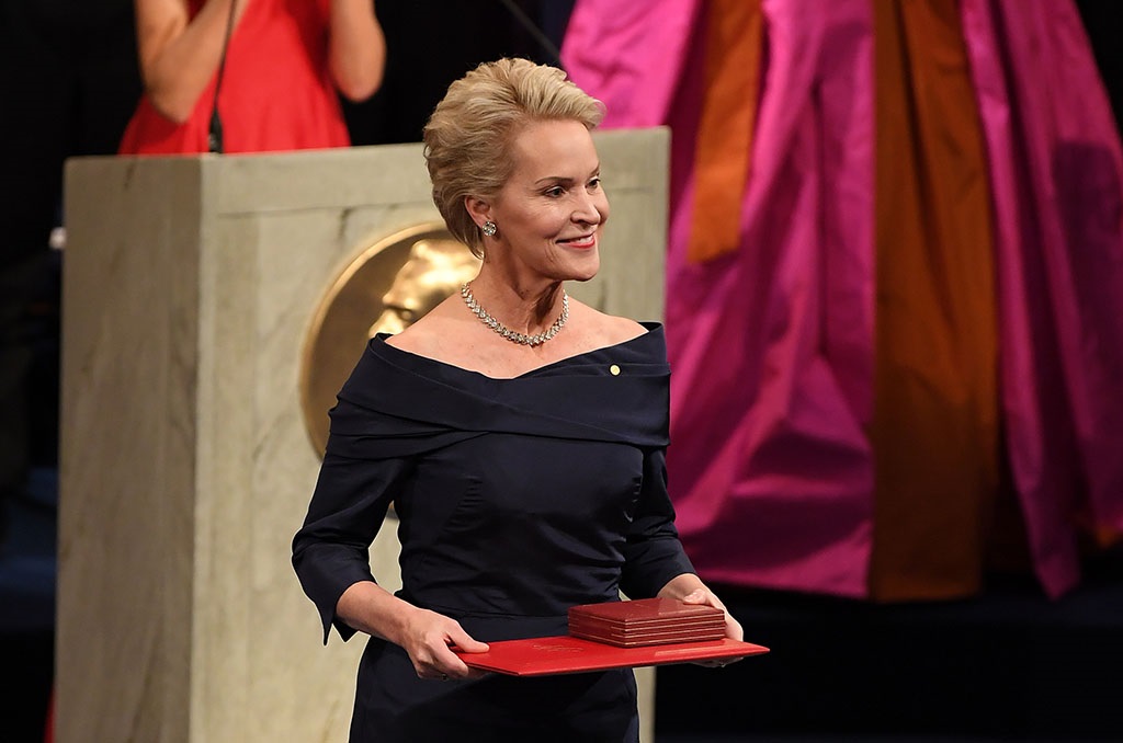 Frances Arnold received the 2018 Nobel Prize in Chemistry.  (Photo by Pascal Le Segretain/WireImage)