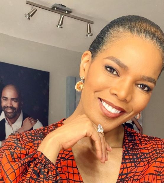 Veteran actress Connie Ferguson remembers her late husband.  Photo from Instagram 
