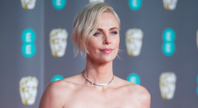 Charlize Theron attends the EE British Academy Film Awards 2020. Photographed by Samir Hussein