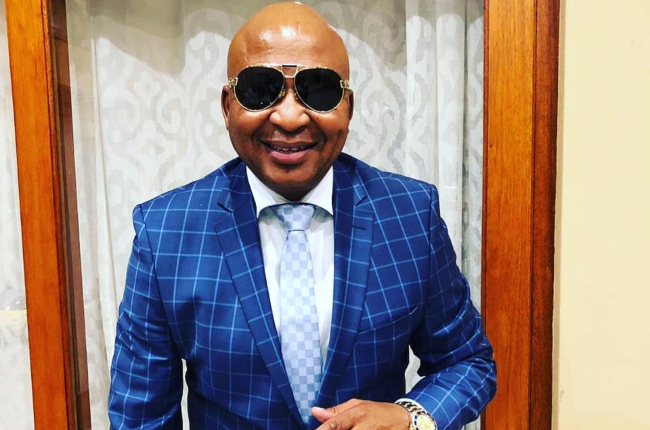 Kenny Kunene celebrated his 50th birthday with an expensive bottle of whiskey. 