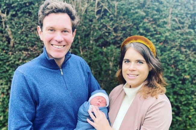Princess Eugenie and Jack Brooksbank with their son, August, shortly after his birth. (PHOTO: Instagram/ princesseugenie)