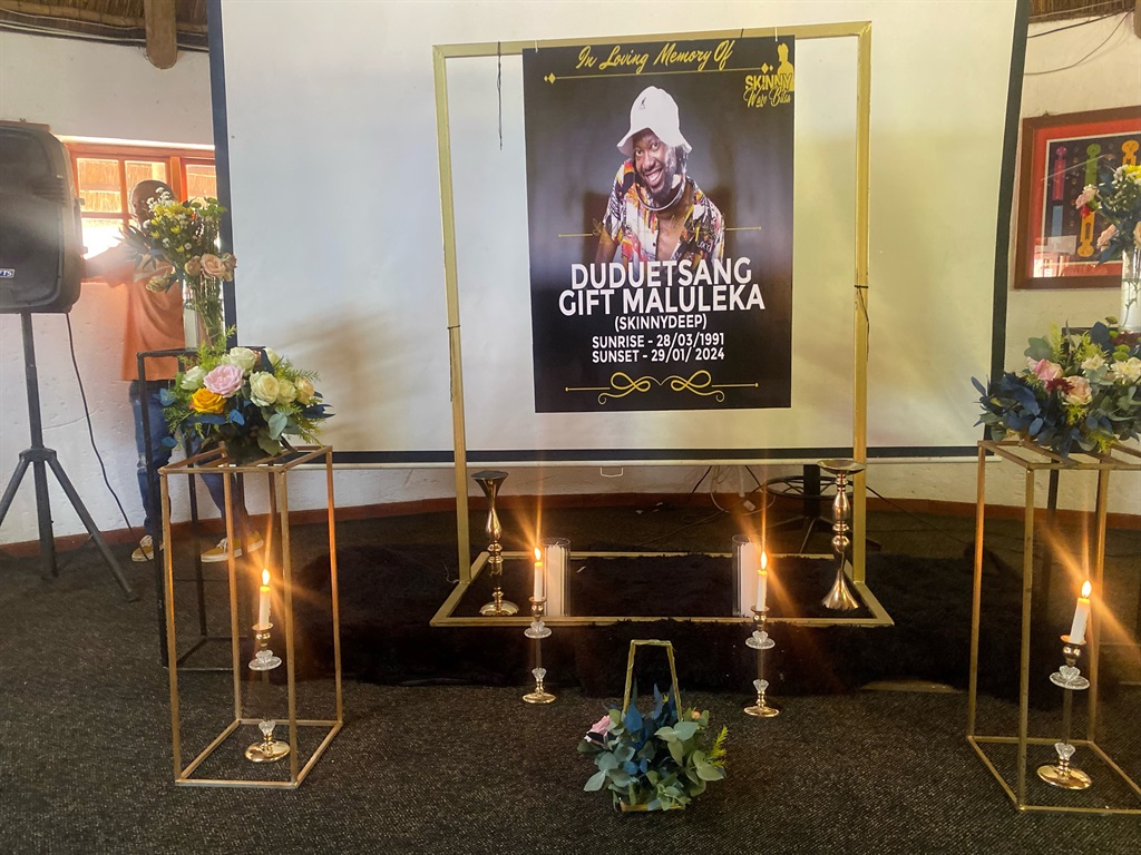 Memorial service of the slain Duduetsang Gift Maluleka, better known as DJ Skinny Deep, was held at Mabopane Resort on Friday, 2 February. 