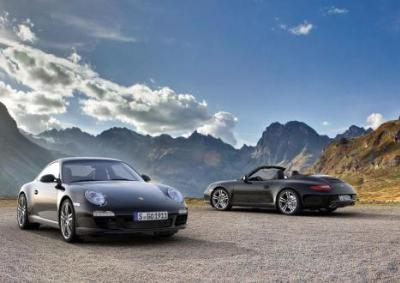 DARK ART: Porsche's latest 911 is the Black Edition. Same tech, different trim.
