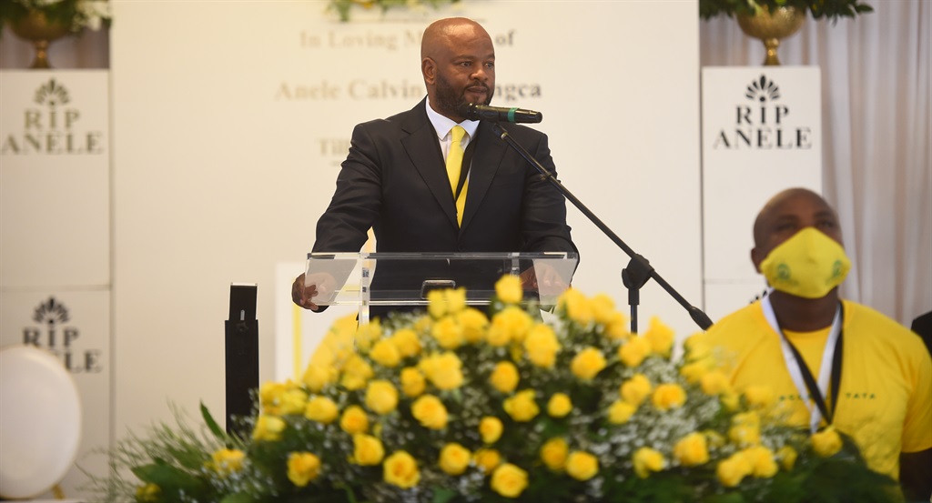 Mmelodi Sundowns coach, Manqoba Mngqithi, gave a no-holds barred speech at Anele Ngcongca's funeral in Cape Town 