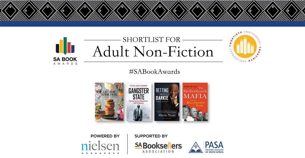Shortlisted Adult Non-fiction titles at the 2020 S