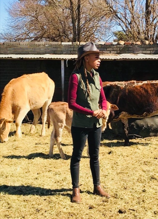 Radio presenter Angie Khumalo has a new TV show about farming.