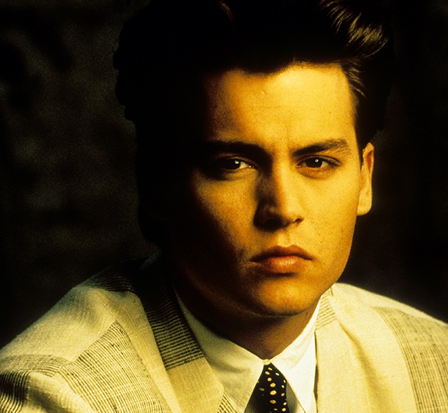 Johnny Depp in a publicity portrait from the telev
