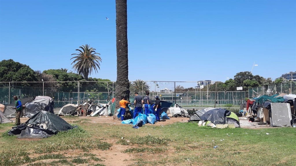 The City of Cape Town is evicting homeless residents living in the CBD. (Facebook/nicolajowellward54)