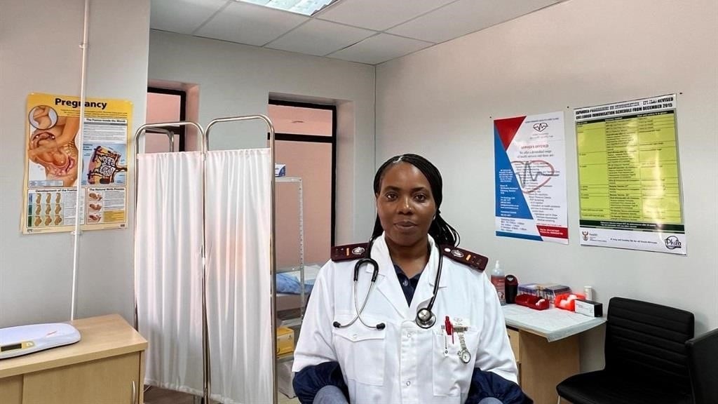 Sophia Kgosi-Mofokeng in her clinic. 