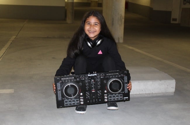 Sophia has been dubbed Cape Town’s youngest female DJ after her remix of the insanely popular kids’ song Baby Shark was played at almost every local party. (Photo: Supplied) 