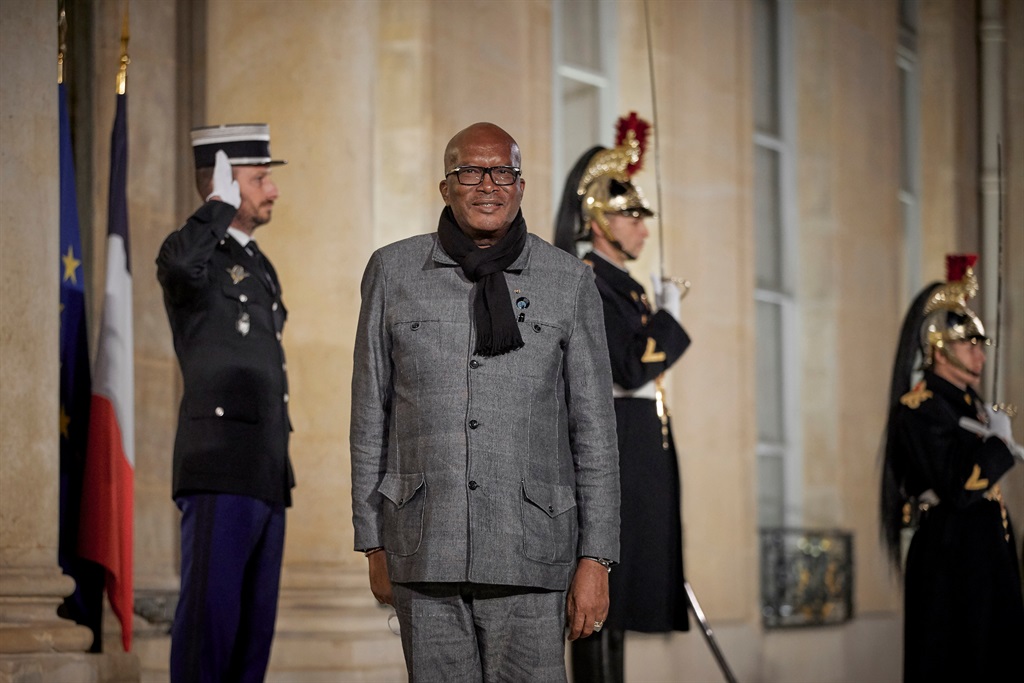 Burkina Fasos President Roch Marc Christian Kabore. (Photo by Kiran Ridley/Getty Images)