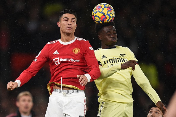 Arsenal star Bukayo Saka has revealed he grew up idolising Cristiano Ronaldo.