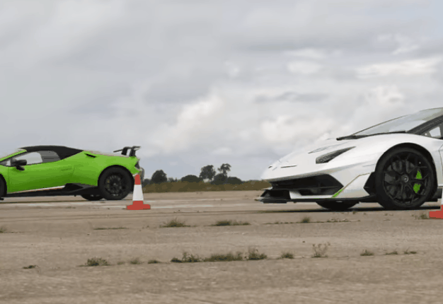 WATCH | Lamborghini Aventador SVJ vs Huracan Performante | Life