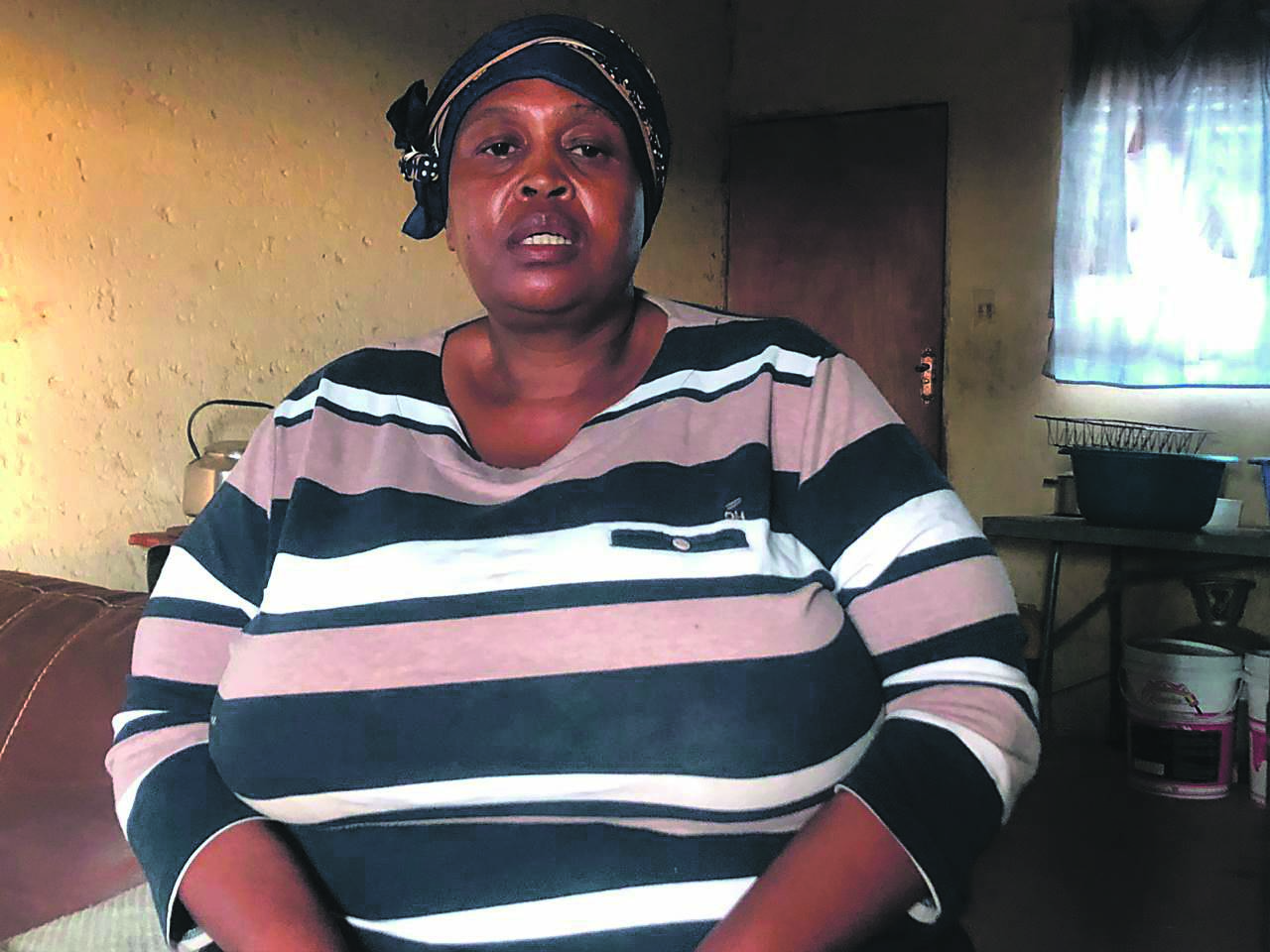 Johanna Lesiba is looking for her missing brother and says Ga-Rankuwa police should take responsibility for his disappearance.            Photo by Kgalalelo Tlhoaele