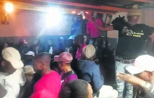 Shebeens and taverns are overcrowded and Covid-19 safety regulations are being disregarded.                               Photo by Collen Mashaba