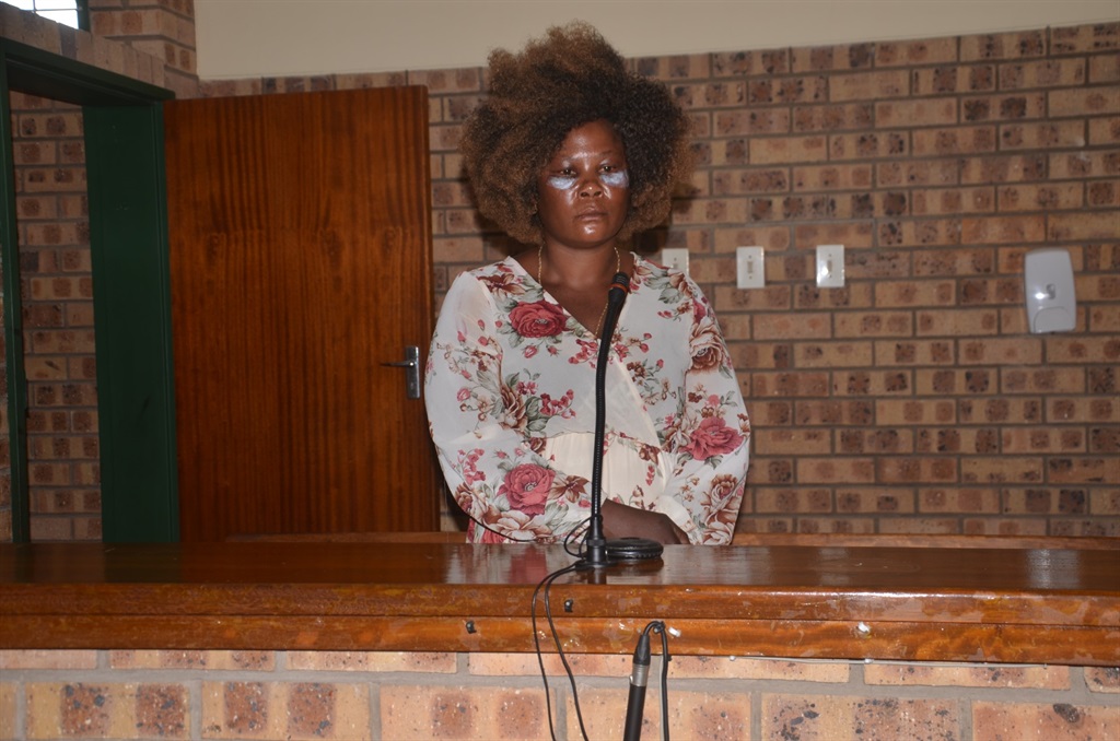 Constance Sophie Mncube-Ngobeni in the dock. Photo by Oris Mnisi