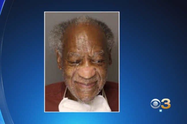 Bill Cosby's new mugshot was released on Tuesday (Photo: YouTube)