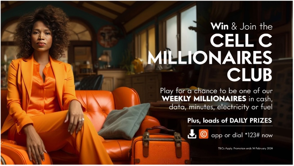 cell c, millionaires club, competition, south afri