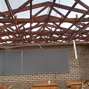 Heavy rains collapse school roof  