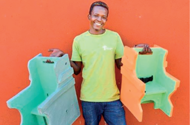 This autistic Mpumalanga man Mpho Mohlol turns recycled materials in to specialised chairs for children in his community who are living with disabilities.