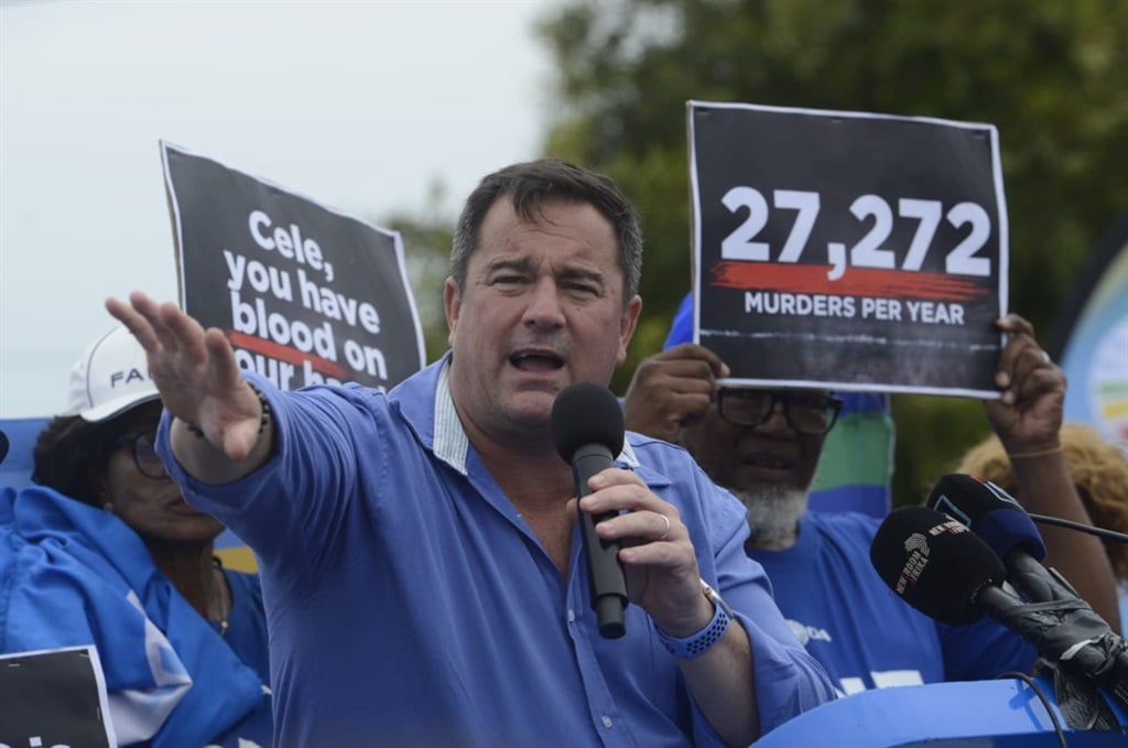 DA leader John Steenhuisen said the party will give back parliament its teeth. Photo by Raymond Morare 