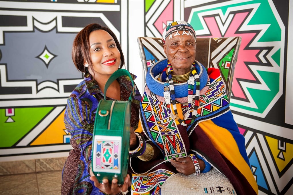 Carol Bouwer Bags And Dr Esther Mahlangu Connect Fashion And Art With