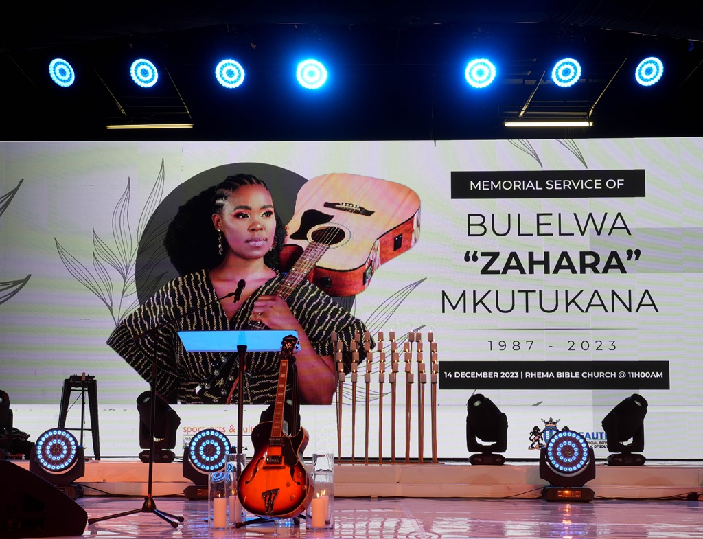 Zahara was remembered and celebrated at a memorial service held at the Rhema Bible Church in Randburg on Thursday