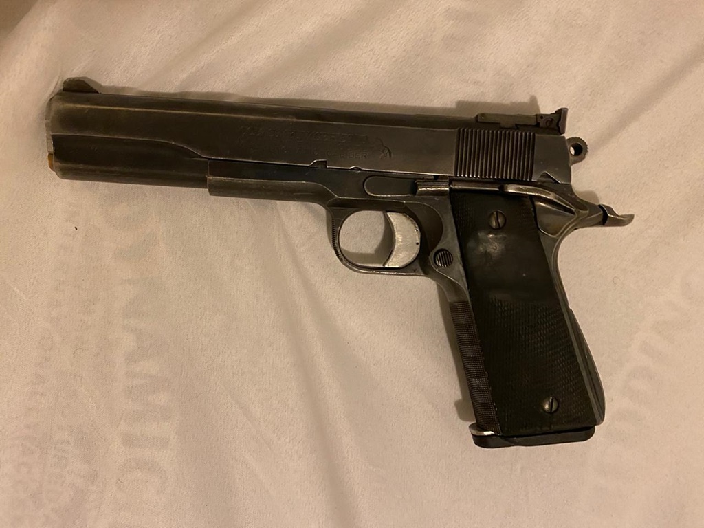 One of the firearms recovered from the suspects. Photo supplied