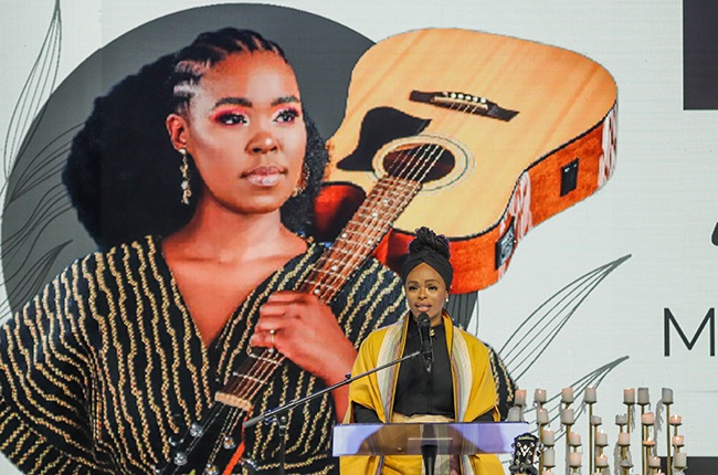 The memorial service of Zahara at Rhema Bible Church on 14 December 2023 in Johannesburg, South Africa.