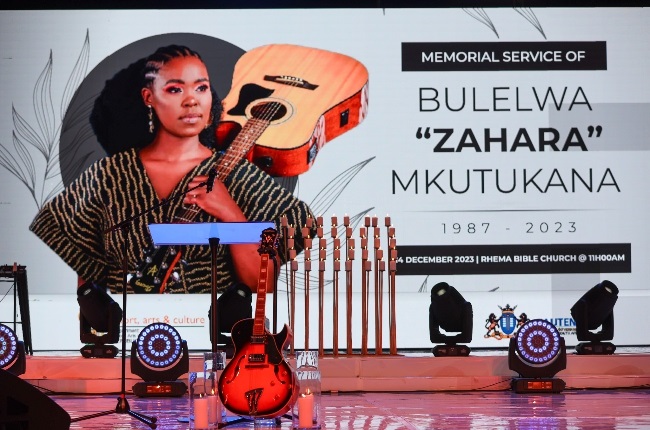 Singer Zahara's memorial service was held at Rhema Bible Church 