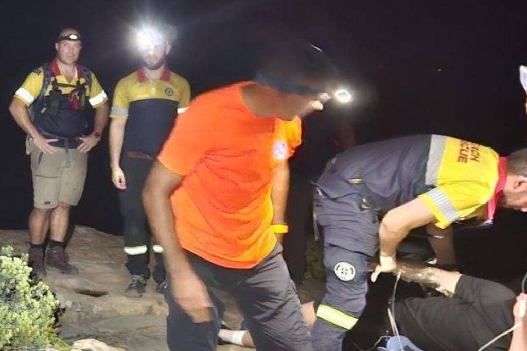 Emergency services rescued an unconscious teenage boy from Lionshead on Saturday evening. 