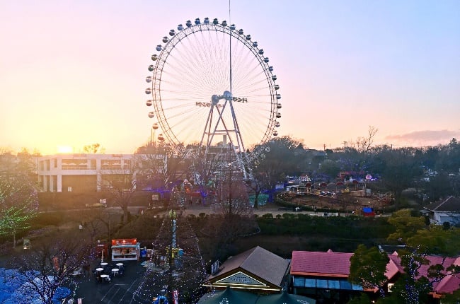Yomiuriland, an amusement park in Tokyo, Japan off