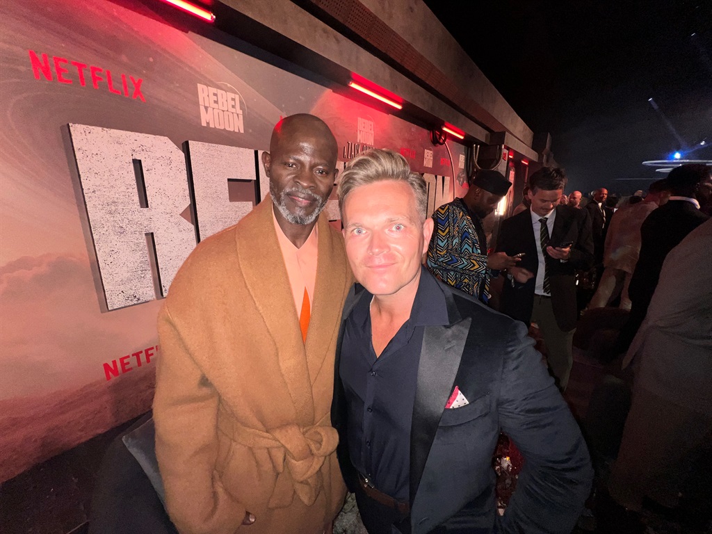 Djimon Hounsou plays General Titus and Greg plays 