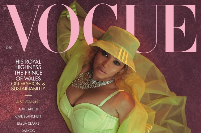 Beyoncé appears on the December issue of British Vogue. 
