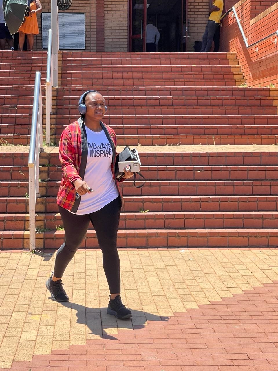 Controversial author Jackie Phamotse will know her fate today at the Randburg Magistrate court. Photo by Phuti Mathobela.
