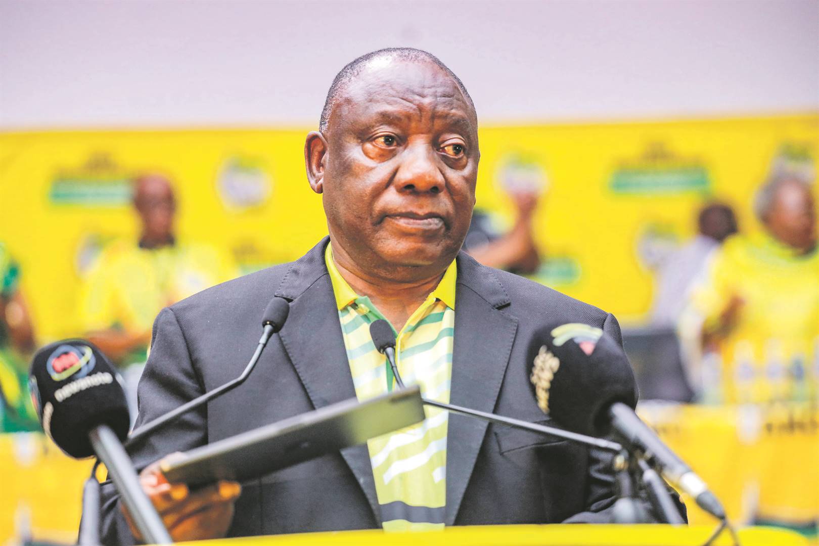 President Cyril RamaphosA, who was called to intervene. Photo Gallo Images