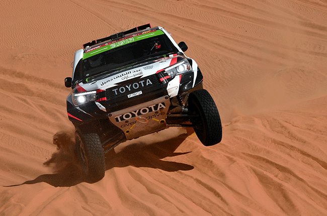 Toyota's driver Yazeed Al Rajhi of Saudi Arabia